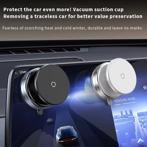 2025 livraison directe universel Stable <span class=keywords><strong>verre</strong></span> sous vide Adsorption aspiration 360 Rotation Mobile écran support voiture magnétique téléphone bureau - Product Image 6