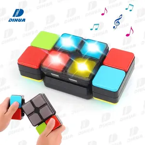 Electronic Novelty Puzzle Game for Teens Music Magic Cube Game Kids Speed Battle Game 4 Modes