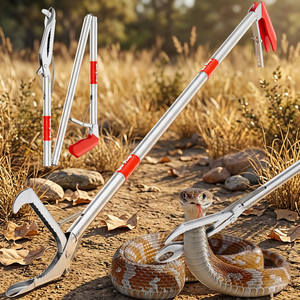 Grip Surgical GS-SH-0003 Pince de préhension manuelle en acier inoxydable pour serpents, outil de contrôle animal, ensemble d'instruments de protection chirurgicale - Product Image 2