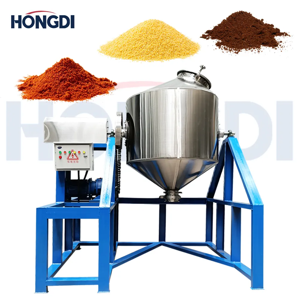 Corn starch red bean powder stainless steel mixing machine shrimp paste crab paste conical mixer