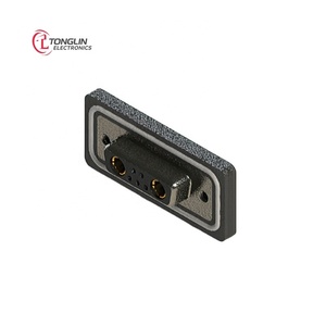Vente TL 628W7W2-224-4N2 7P 5+2 Prises Femelles Combo D-Sub à Positions d'Alimentation, Boîtier en Acier Nickelé, Connecteur 628-WC - Product Image 1