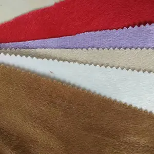 ベロバ生地ベロア生地EN、OEKO-TEX STANDARD 100 Hometextile Cheap China Solid 100% Polyester Super Fleece Knitted Plain 50d