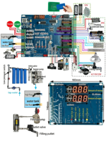 Carte de contrôle PCBA pour distributeur d'eau, fabrication de PCB pour distributeur d'eau, usine de PCBA de Shenzhen