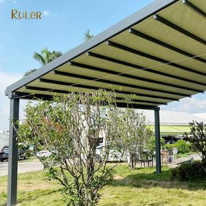 Offre Spéciale grande couverture <span class=keywords><strong>de</strong></span> toit pergola d'ombrage extérieur protection contre <span class=keywords><strong>la</strong></span> pluie avec lumière led pour <span class=keywords><strong>piscine</strong></span> - Product Image 1