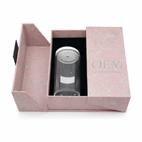 Emballage cadeau personnalisé en carton rigide avec rabat magnétique, insert en mousse de 2 mm, emballage cosmétique imprimé de qualité supérieure, stockage de flacons de sérum pour soins de la peau