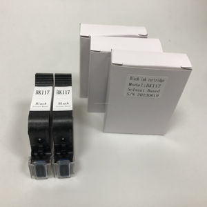 Cartouche d'encre 42 ml BK117 BK118 avec puce RFID, cartouche d'encre noire à base de solvant Domino - Product Image 6