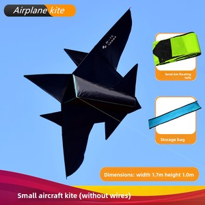2025 nouvelle Collection adulte et enfants <span class=keywords><strong>avion</strong></span> de chasse <span class=keywords><strong>cerf</strong></span>-<span class=keywords><strong>volant</strong></span> haut de gamme grand <span class=keywords><strong>cerf</strong></span>-<span class=keywords><strong>volant</strong></span> de dessin animé noir en plastique Durable - Product Image 6