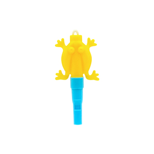 นกหวีดกบของเล่นสำหรับเด็กรูปกบพลาสติกเปลี่ยนเสียงได้ - Product Image 2