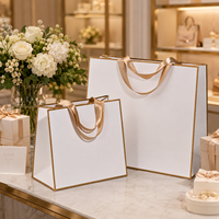 Sac en papier kraft robuste personnalisé avec impression de logo OEM, idéal pour la promotion de marque et les cadeaux clients