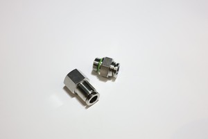 Chất lượng cao nhanh chóng kết nối khí nén Ống lắp SS 316 304 PTC nối đẩy phù hợp - Product Image 2