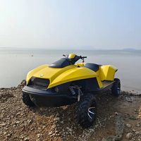 Bateau Amphibie à Grande Vitesse, Bateau à Moteur, Quad, Jet Ski et Barque à Rames pour Sports Terrestres et Nautiques