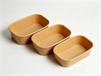 Bol à salade de fruits jetable en PS de qualité alimentaire épaissi, style minimaliste moderne, pour usage hôtelier
