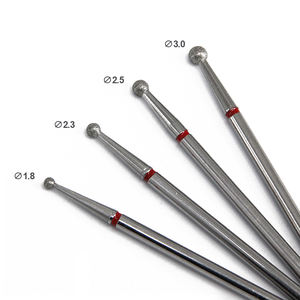 ボールラウンドダイヤモンドバーDD2943 3X2.8カーバイドバーカッターネイルドリルビットセット工場供給 - Product Image 2