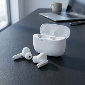 Auricolari True Wireless Senza Marchio 124290-1 con Accoppiamento Automatico, Indicatore LED Digitale della Batteria e Custodia di Ricarica - Product Image 3