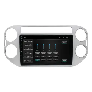 Android 11 VW Tiguan için araba radyo VW Volkswagen Tiguan 1 NF 2006-2016 Carplay 4G araba multimedya 2din autoradio araba stereo