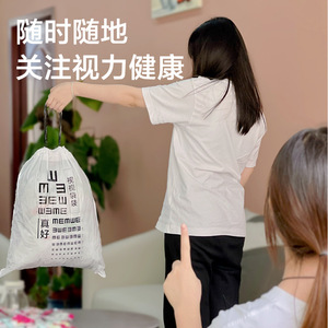 Eclean Garbage Bags Thickened Drawstring Handle Disposable Plastic For Home Kitchen Living Room No Tearing Required - Product Image 4