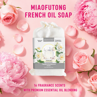 Fabrieksdirect Parfumzeep 250g Privélabel Aangepaste Geur Mesh Zak Verpakking Gezichts- en Lichaamsreiniging OEM ODM