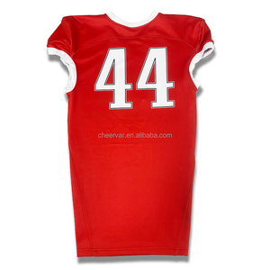 Maillots de football américain haut de gamme pour adultes, respirants, grande taille, unisexe, manches courtes, antibactériens, séchage rapide - Product Image 2