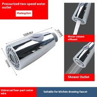 Robinet de cuisine extractible tête anti-éclaboussures sortie d'eau télescopique aérateur de remplacement accessoires d'installation faciles Design moderne