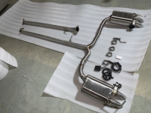 Adatto per Kia K5 DL3 Sedan 1.5T G4FS 2021, Scarico Centrale Posteriore Doppio con Doppia Valvola e Quattro Uscite Nascoste - Product Image 6