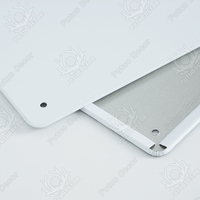Plaque Métallique Personnalisée avec Logo, Sublimation, Blanc, Vierge, Plaque en Étain Rétro, Affiche Métallique, Vente en Gros, Plaque Vintage en Étain
