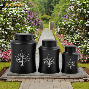 Оптовые индивидуальные экологичные урны для животных из нержавеющей стали в форме дерева, в китайском стиле, для праха, для собак, трансграничная торговля - Product Image 1