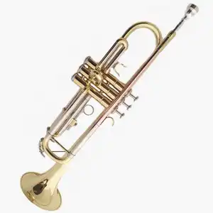 Play B tricolore lacca piatta oro tre toni strumento tromba musicale immagini basse strumenti in ottone a buon mercato