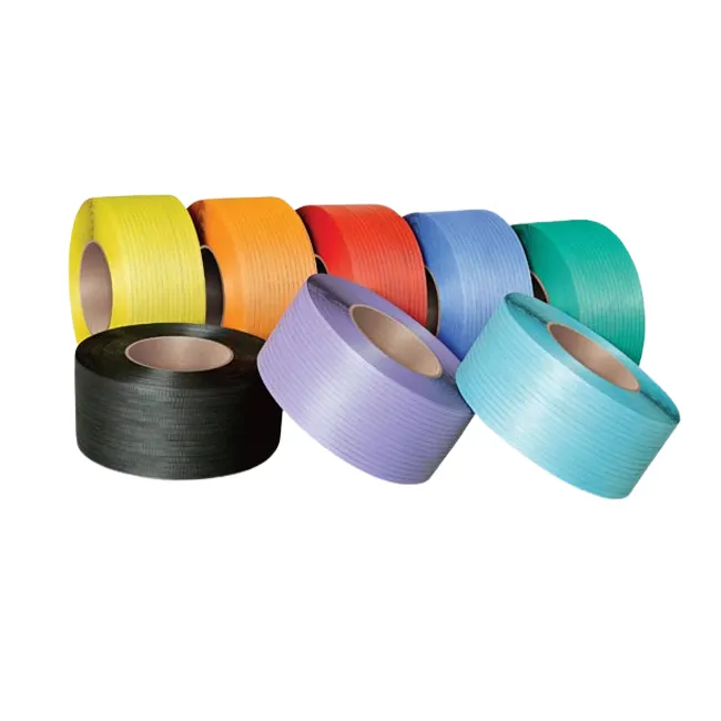 PP Strapping rolo pp cinta banda para embalagem manual ou máquina de polipropileno cintas cinta plástica pp cintas banda