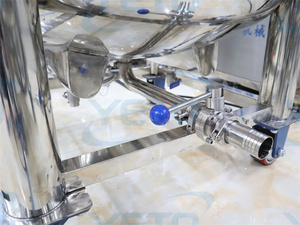 100l-500l di chuyển xi-rô làm cho máy công nghiệp thép không gỉ làm nóng bể trộn cho Kem dưỡng da dầu gội xà phòng lỏng - Product Image 3