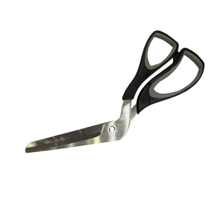 N.2 Forbici per Pizza (manico grigio+nero)