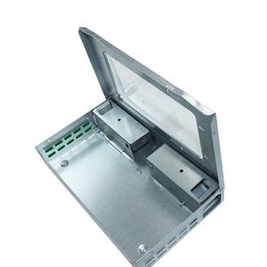 Resistente gabbia per topi in metallo con scatola per la raccolta di colla casa e giardino umano trappola per topi da interni a stato solido - Product Image 4