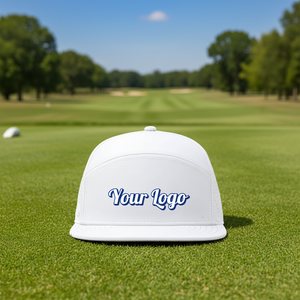 หมวกแก๊ป 7 แผง ปรับขนาดได้ แบบ Snapback หมวกเบสบอล หมวกสั่งทำพิเศษ ลายธงชาติ โลโก้ซิลิโคน หมวกกอล์ฟ ทรงสปอร์ต ปีกแบน ระบายอากาศได้ดี กันน้ำ - Product Image 1
