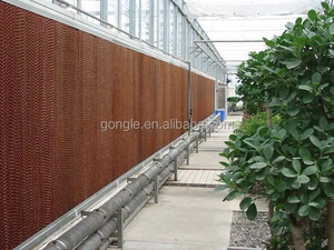 PVC-Rahmen rinne Außen zirkulation Wasser kühlung Verdunstung skühl kissen für die Gewächshaus geflügel zucht - Product Image 6