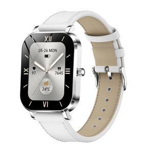 Nouvelle <span class=keywords><strong>montre</strong></span> connectée pour femme MK90, étanche, ultra-fine, écran en cuir TFT, fréquence cardiaque, pression artérielle, réponse aux appels - Product Image 3