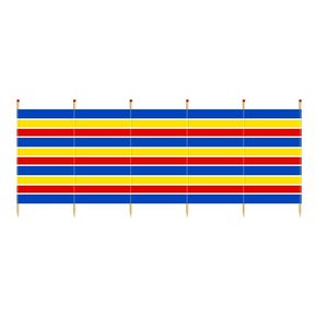 <strong>Beach</strong> <strong>Wind</strong> Screen with 7 Wooden Poles Outdoor Windbreak <strong>Beach</strong> Holiday Camping Garden <strong>Wind</strong> <strong>Breaker</strong> Shelter Sun Screen - Product Image 3