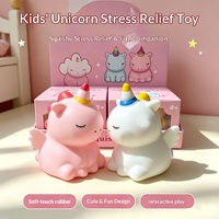 Jouet Squishy Licorne Kawaii Géant en Gros, Rempli de Farine, à Remontée Lente, Doux, Anti-Stress, Jouet de Bureau Fidget Unisexe 14