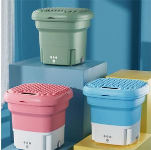 Small Rechargeable Foldable Wash Machine Portable Folding Mini Car Washing Semi-automatic 5 Gallon With Dryer Foldable Mini Smal - Product Image 4
