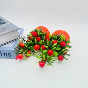 Árbol de Frutas Artificial Paulon Bonsái de 19 cm, Planta en Maceta Naranja para Decoración del Hogar y Oficina - Product Image 4