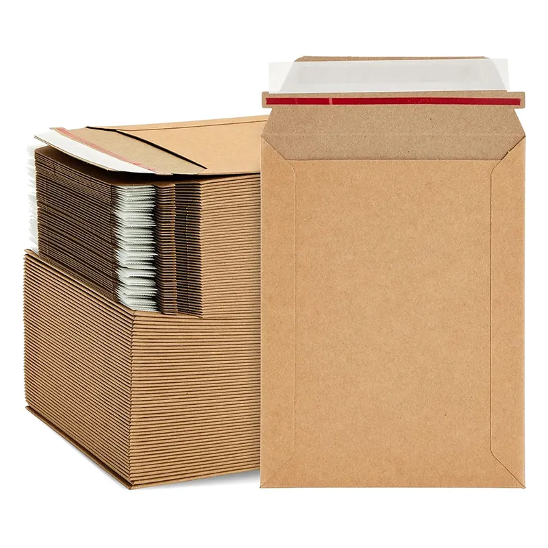 Impression écologique et format A3 Enveloppes d'emballage en carton avec impression et document photo et expédition sac d'emballage avec logo personnalisé