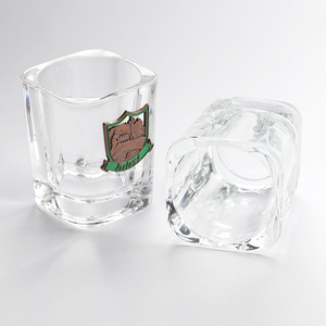 Bán buôn biểu tượng tùy chỉnh lưu niệm 2oz vuông rượu Rượu Thủy Tinh bắn kính - Product Image 6