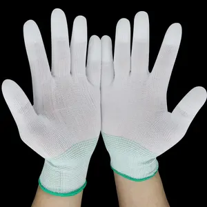 Çin fabrika özel eldivenler antistatik üst kaplama kaymaz ESD eldiven
