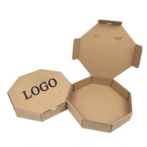 Wholesale Custom Logo Italian Octagonal Pizza Box - Biodegradable Kraft <b>Paper</b> 24*28 Size - Product Image 1