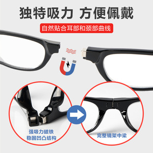 OBAOLAY แว่นอ่านหนังสือสีน้ำตาลพับได้น้ำหนักเบาสำหรับทุกเพศรูปหน้าวงรี - Product Image 3