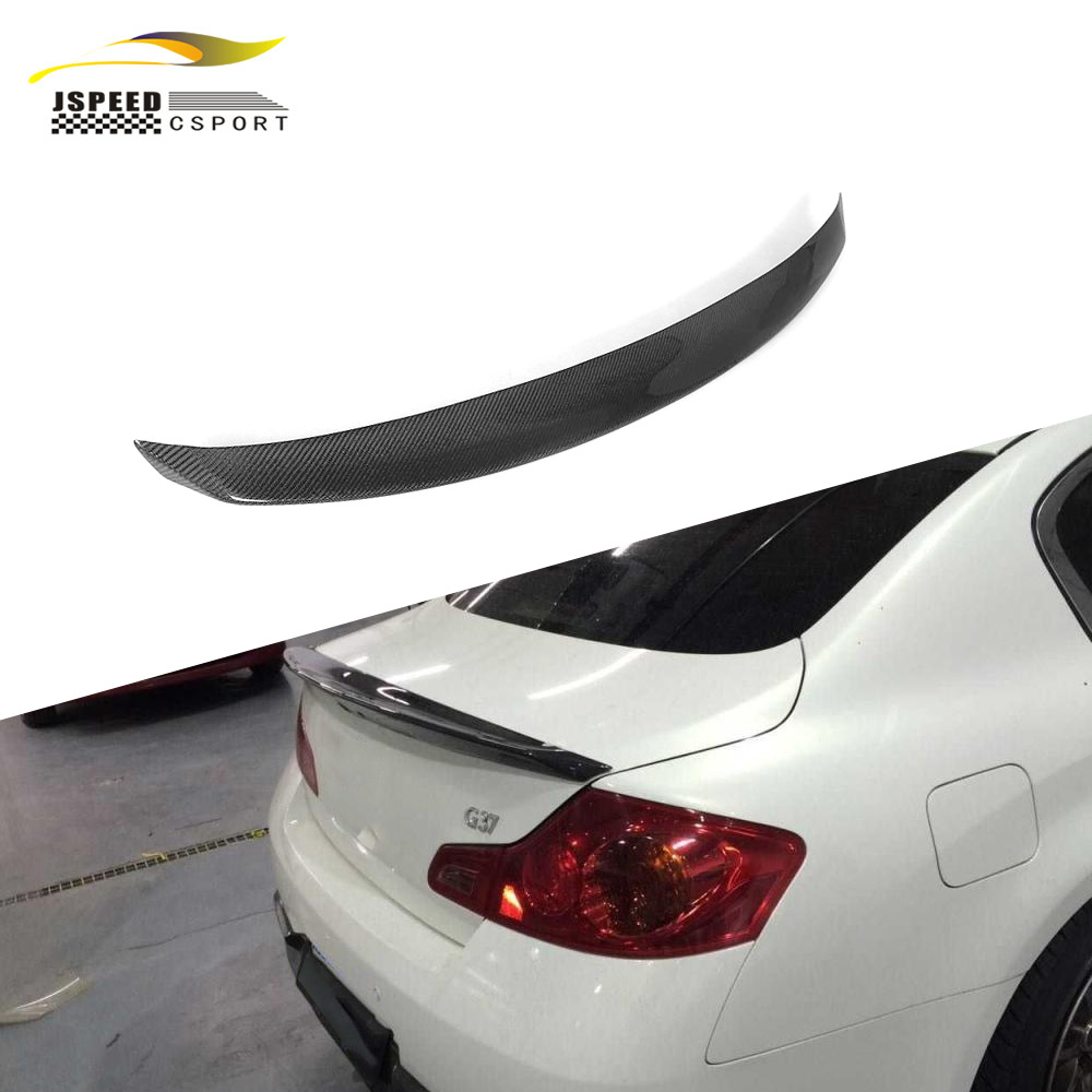 Задний спойлер из углеродного волокна G25 G35 G37 для Infiniti G25 G35 G37 06-13