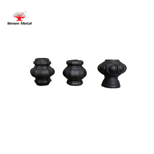Herrajes para Puertas de Hierro Forjado <span class=keywords><strong>2023</strong></span>, Tubos Decorativos de Hierro, Espigas y Tachuelas para Cercas - Product Image 4