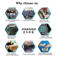 Starsgem 2*4 мм-8*10 мм зеленый Муассанит Изумрудный огранки высокого качества зеленый цвет Муассанит Бриллианты для ювелирных изделий