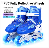 Patins à roulettes en ligne professionnels de haute qualité pour enfants, roues réglables en PU de 100 mm