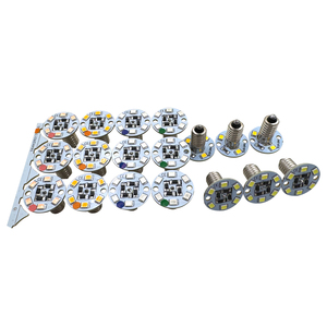 Mini <span class=keywords><strong>E10</strong></span> vui chơi giải trí <span class=keywords><strong>LED</strong></span> AC24V Mono Màu 22mm đường kính 9 SMD 2835 360 độ chiếu sáng công viên giải trí đi xe ánh sáng - Product Image 5