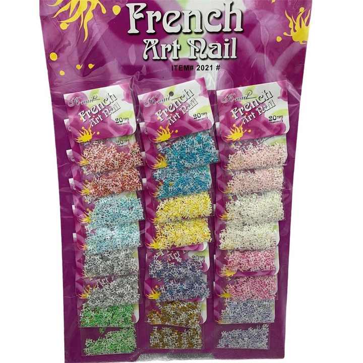 24-Pack Cute 3D Nail Stickers Foil Plastic and Paper Materials DIY Nail Art Accessories Decoration Hot Sale 8435181481720