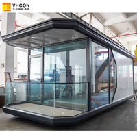 Capsule de camping Safari dans le désert, structure démontable, isolée, alimentée à l'énergie solaire, triple vitrage, pour site isolé, maison-capsule amovible